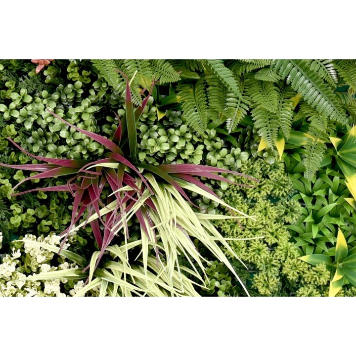 Kunsthecken-Paneel | Ruby B - 100x100cm