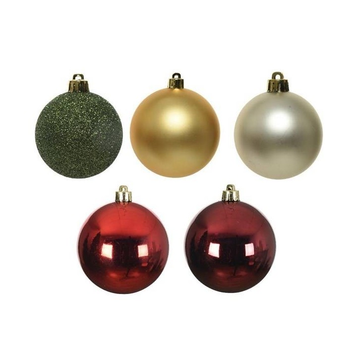 Christbaumkugel-Set 30er Set bunt, Ø 6cm