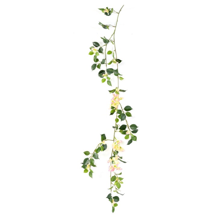 Künstliche Bougainvillea Girlande, ca 110cm, weiss