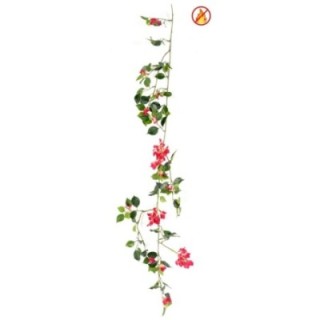 Bougainvillea Girlande, ca 110cm, Schwer entflammbar B1/RF2, fuchsia
