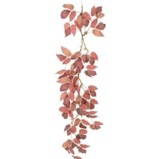 Künstlicher Wilder-Wein-Zweig, ca 115cm, rot