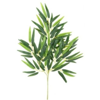 Künstlicher Bambus Zweig, ca 65cm, grün