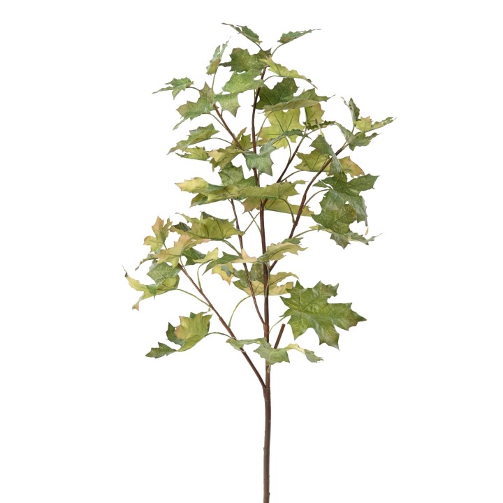 Künstlicher Platanen-Zweig, ca 120cm, grün