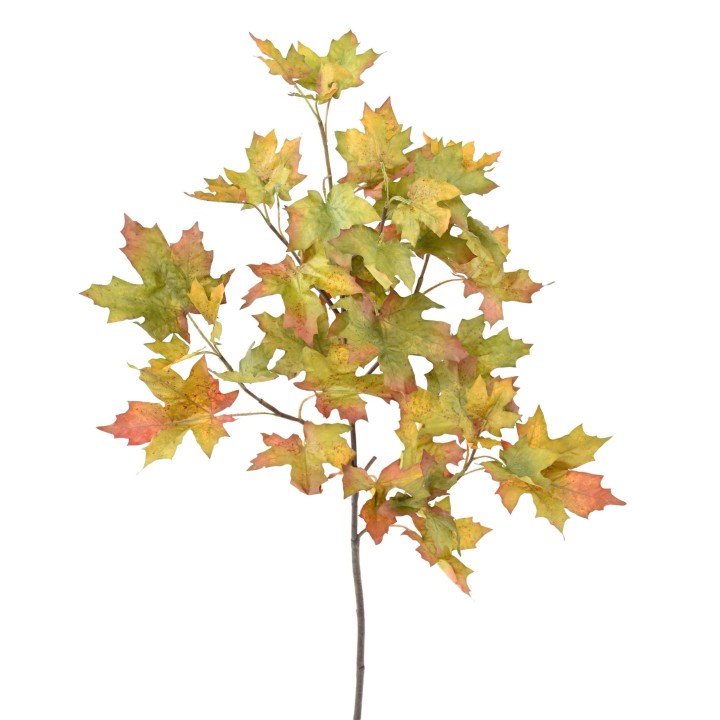 Künstlicher Platanen-Zweig, ca 120cm, grün