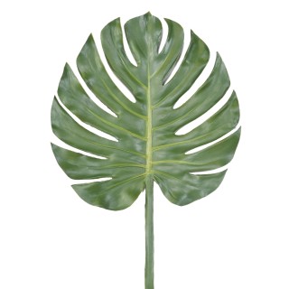 Künstlicher Monstera Blattzweig, ca 100cm, grün