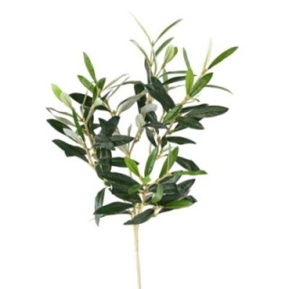 Künstlicher Olivenzweig, ca 54cm, grün
