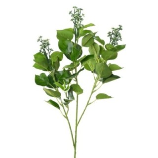 Künstliche Efeuranke mit Beeren, ca 60cm, grün