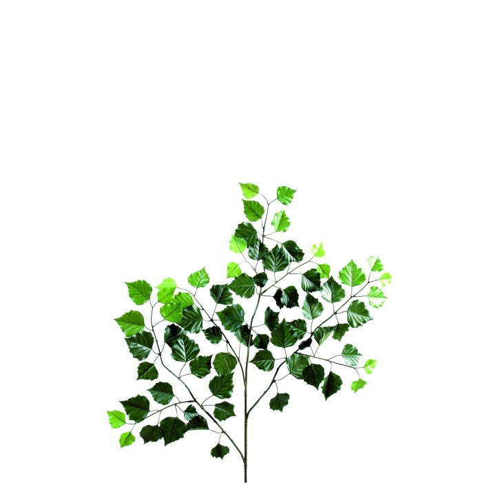 Künstlicher Birken-Zweig, ca 70cm, grün
