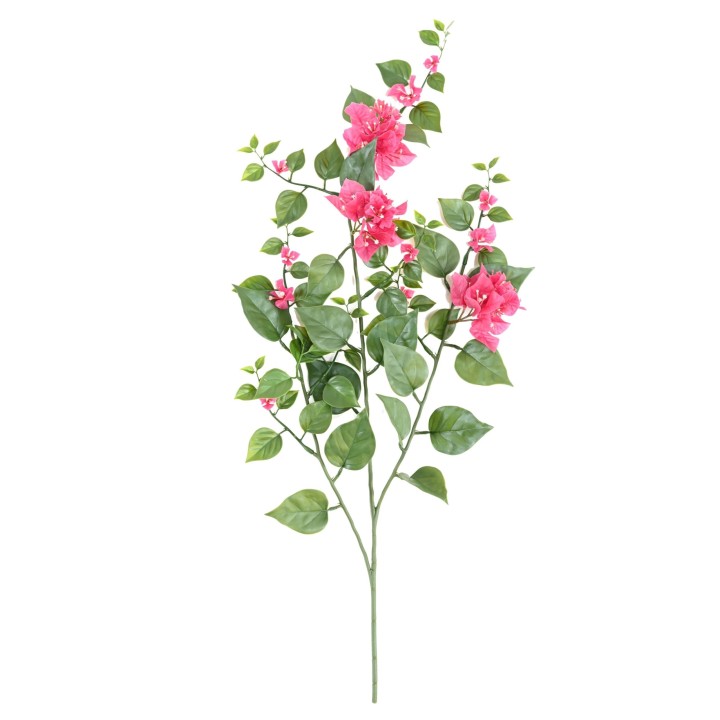 Künstlicher Bougainvillea Zweig, ca 90cm, UV-Beständig, fuchsia