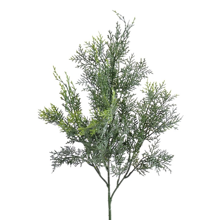 Künstlicher Zypressenzweig, ca 55cm, grün