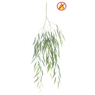 Künstlicher Weidenzweig, ca 130cm, Schwer entflammbar B1/RF2, grün