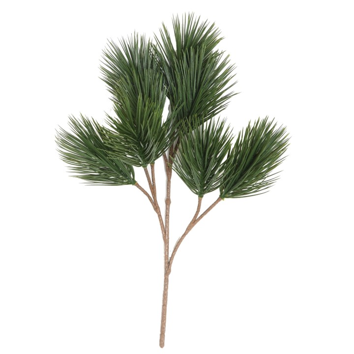 Künstlicher Kieferzweig, ca 38cm, grün