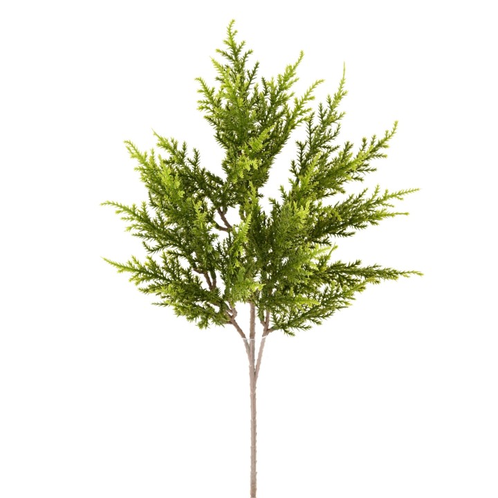 Künstlicher Zypressen-Zweig, ca 55cm, bunt