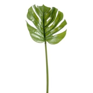 Künstlicher Philodendron Monstera Zweig, ca 45cm, hellgrün