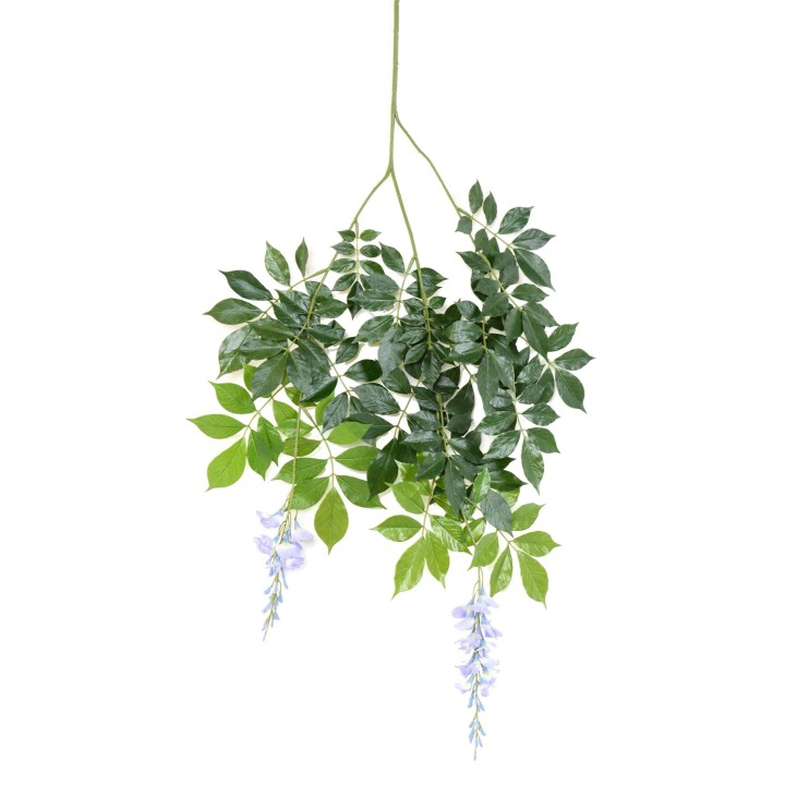 Künstlicher Wisteria Zweig, ca 100cm, lavendel