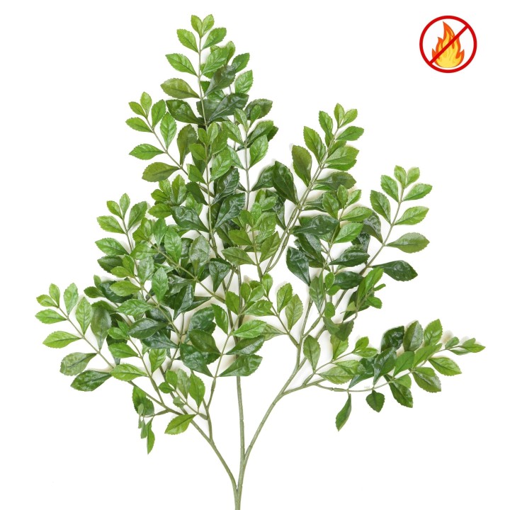 Akazienzweig, ca 70cm, Schwer entflammbar B1/RF2, grün