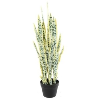 Künstliche Sansevieria, 85cm hoch, pflegeleicht & grün