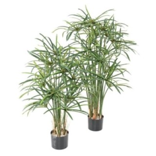 Künstlicher Papyrus Alternifolius, 130cm hoch, grün