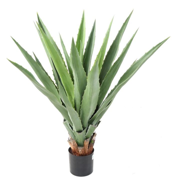 Künstliche Agave, 110cm hoch, pflegeleicht & grün