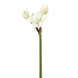 Künstliche Amaryllis, weiß, ca. 60cm hoch - Pflegeleicht!