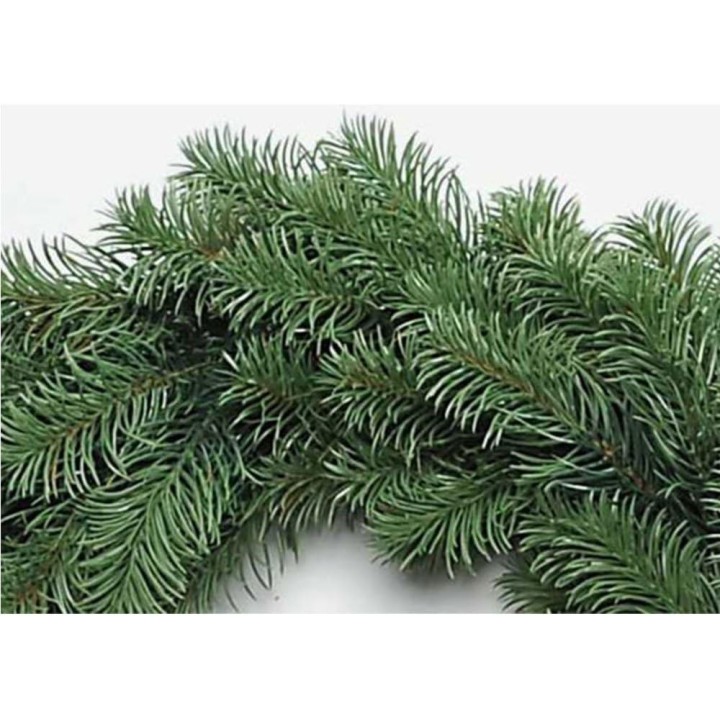 Künstliche Spritzguss | PE Tannengirlande 270cm Nordmann LED