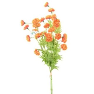 Künstliche Chrysantheme, orange, ca. 80cm hoch