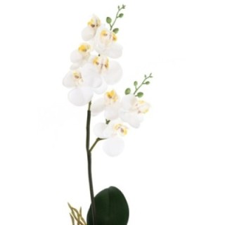 Künstliche Phalaenopsis Orchidee, ca 45cm, weiss