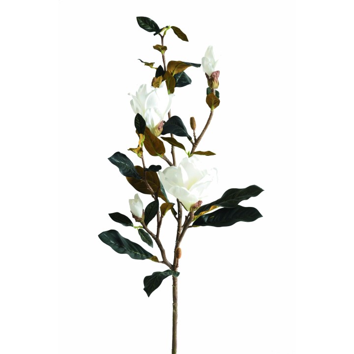 Künstliche Magnolie, weiß, ca. 100cm hoch, pflegeleicht