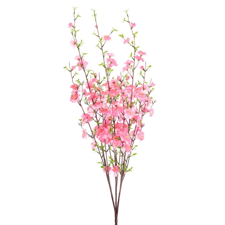 Künstlicher Kirschblütenzweig, ca 105cm, pink