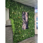 Kunsthecken-Paneel | Savanne 100x100 cm – Bild 2