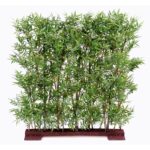 Künstliche orientalische Bambushecke, täuschend echt, ca. 110cm hoch