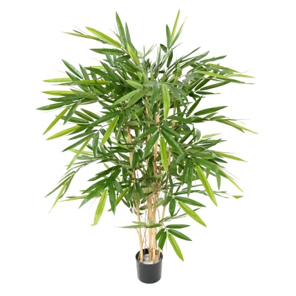 Künstlicher Bambus, 120cm - UV-beständig, pflegeleicht, grün