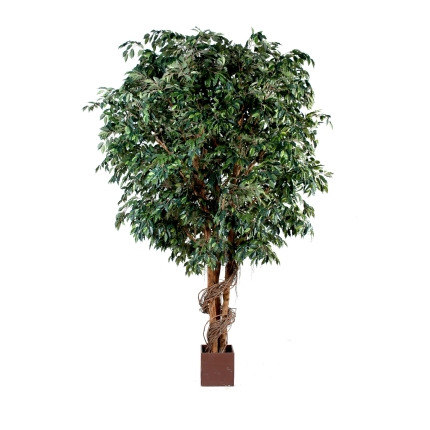 Künstlicher Giant Ficus, ca. 650cm hoch, grün
