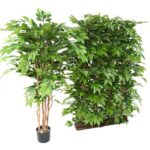 Künstliche Hainbuchenhecke, täuschend echt, ca. 150cm hoch – Bild 3