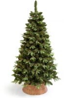 Künstlicher Weihnachtsbaum Koreanische Tanne PE/PVC, ca. 210cm – Bild 2