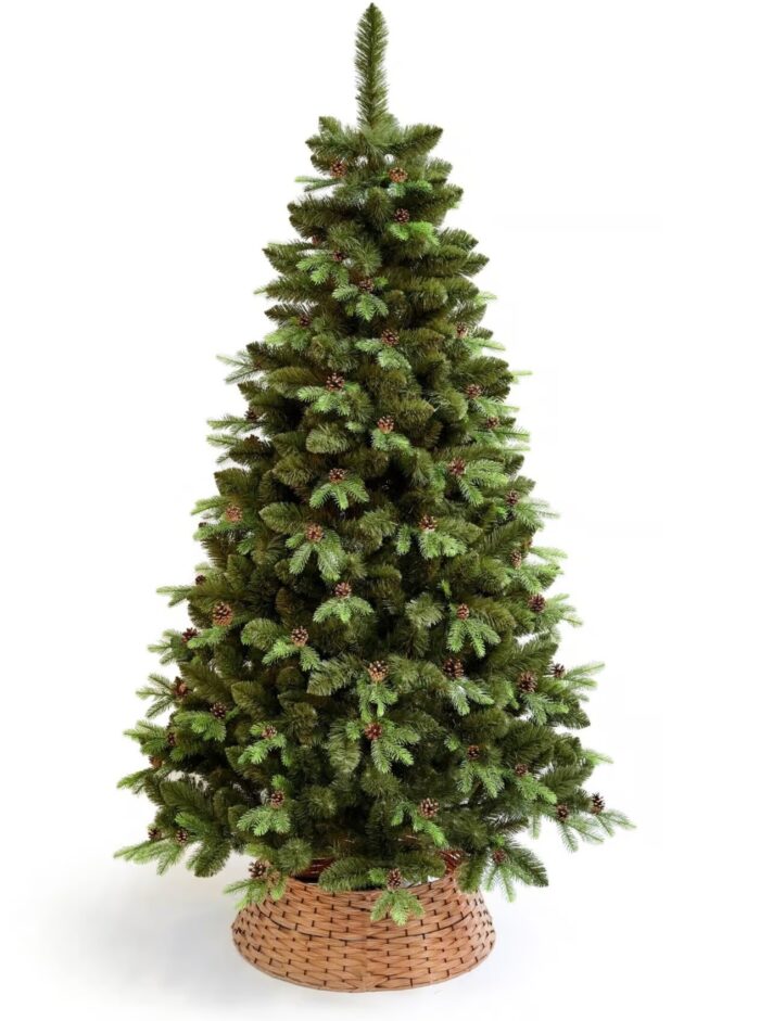 Künstlicher Weihnachtsbaum Koreanische Tanne PE/PVC, ca. 210cm – Bild 2