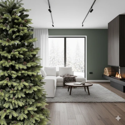 weihnachtsbaeume mit zapfen kategorie