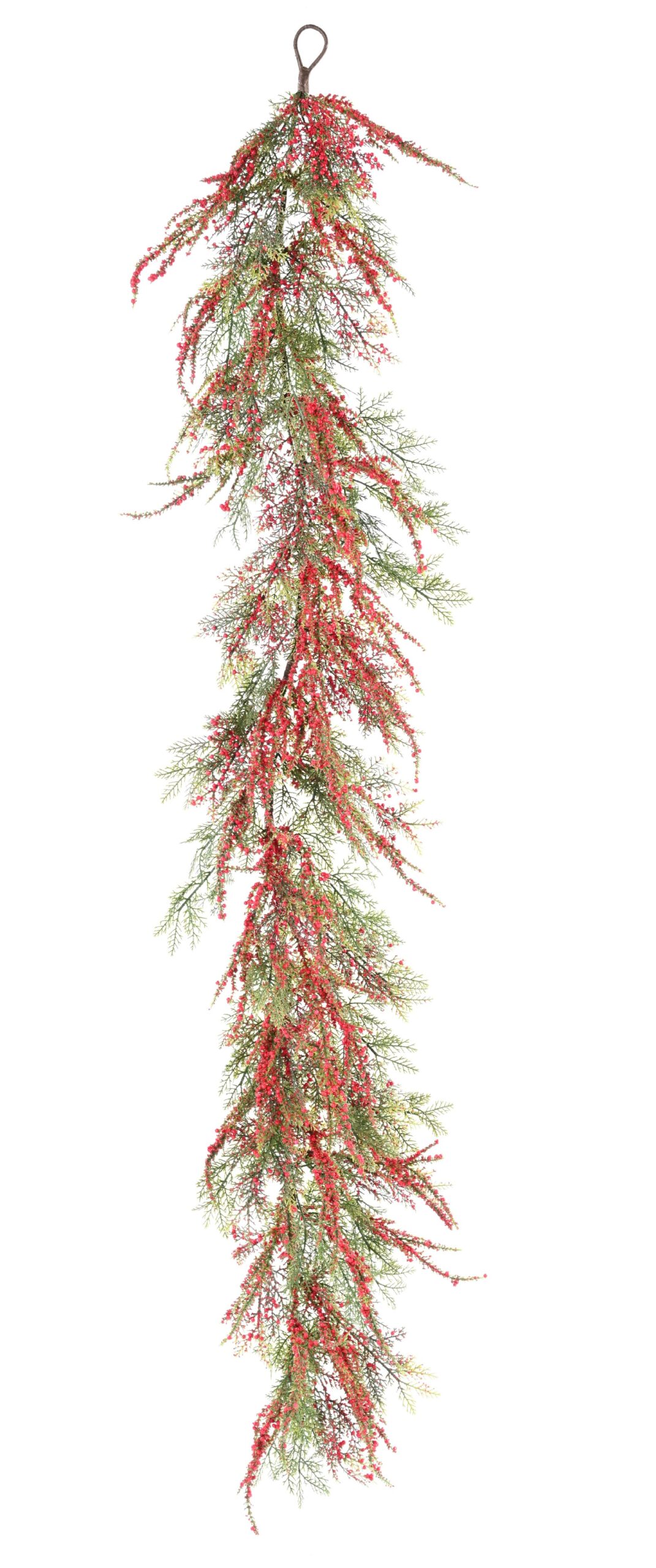 garland-luxury-berry-red.jpg Künstliche Girlande rote Beeren, ca. 180cm – Bild 1