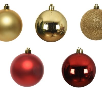 matching colored christmas baubles unbreakable set of 30 1
