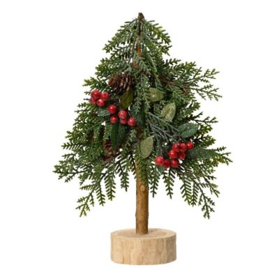 red berry mini glitter fir